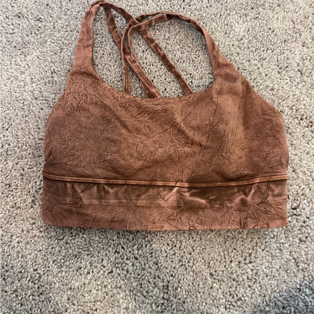Women's Brown Textured Bralette